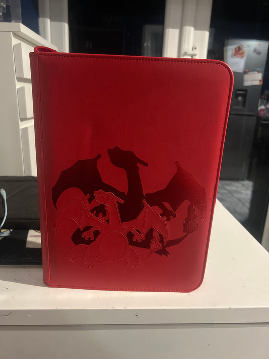 Red Charizard Binder 360 Slots - Used