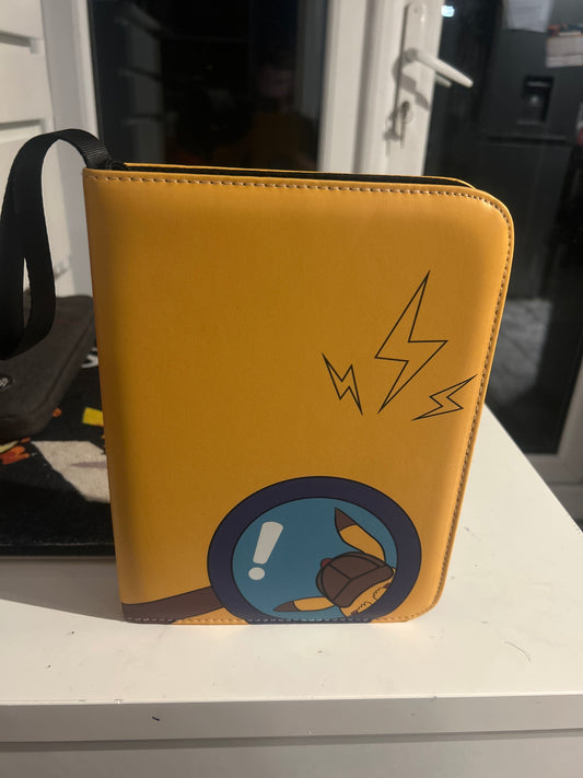 Yellow Pikachu Binder 400 Slots - Used