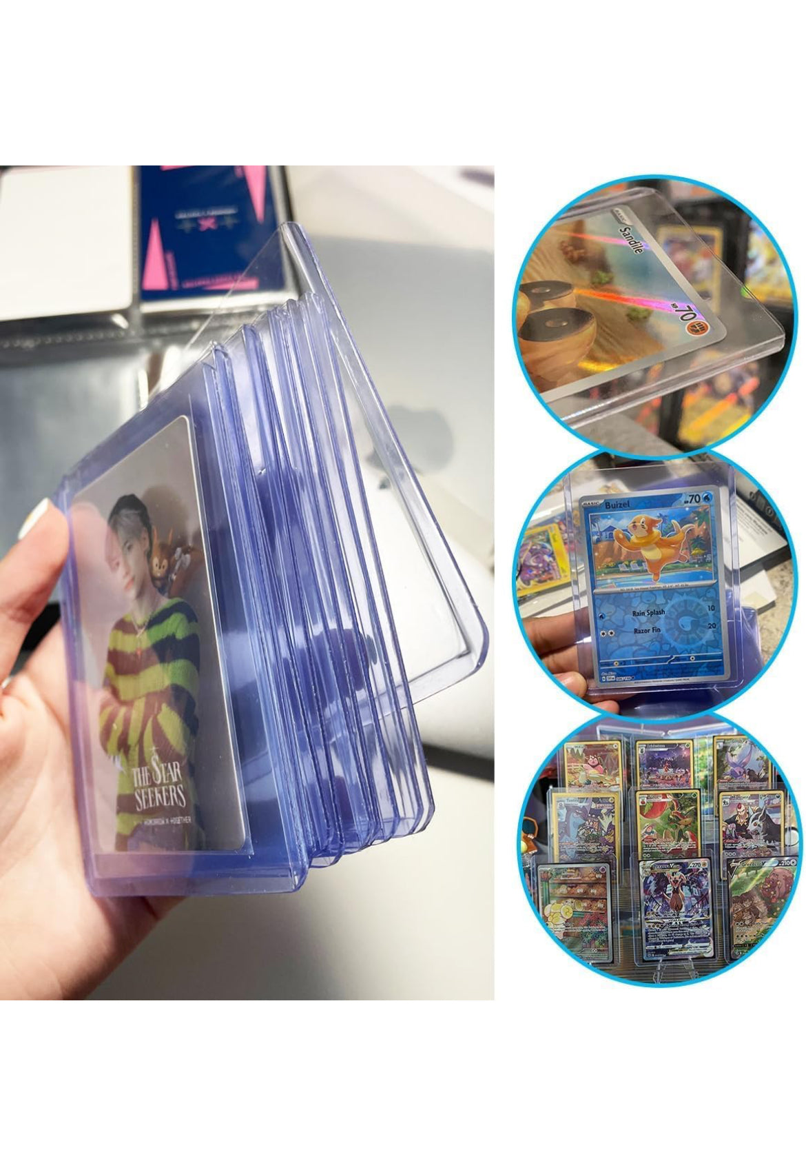 25x Top Loaders Clear Hard Card Holder 35pt
