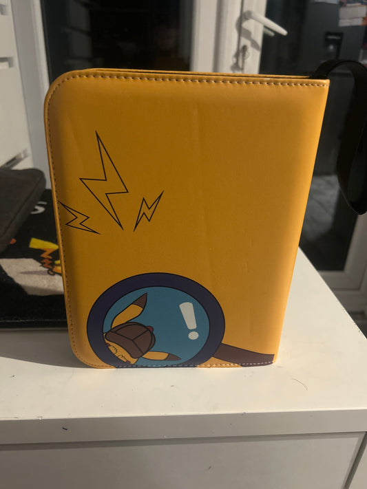 Yellow Pikachu Binder 400 Slots - Used